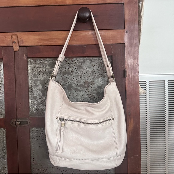 The Sak Sequoia Hobo in Stone Color Antique Brass Hardware - Picture 3 of 11